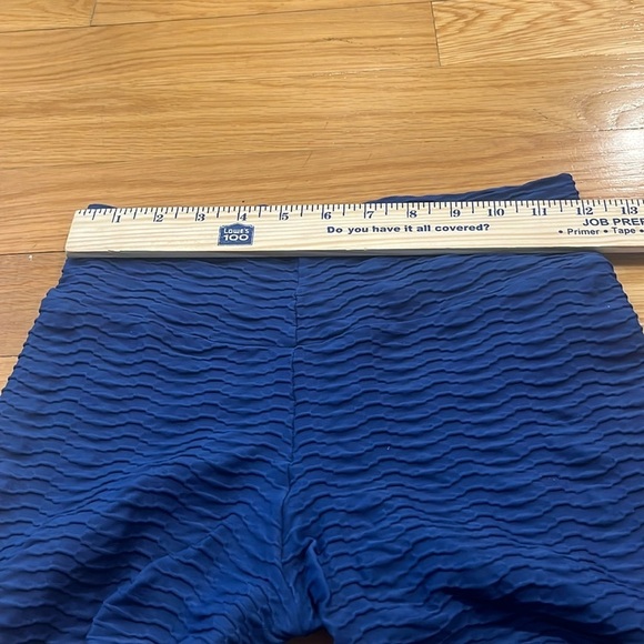 Booty by Brabants women textured blue legging size one size fits most . - Picture 2 of 10